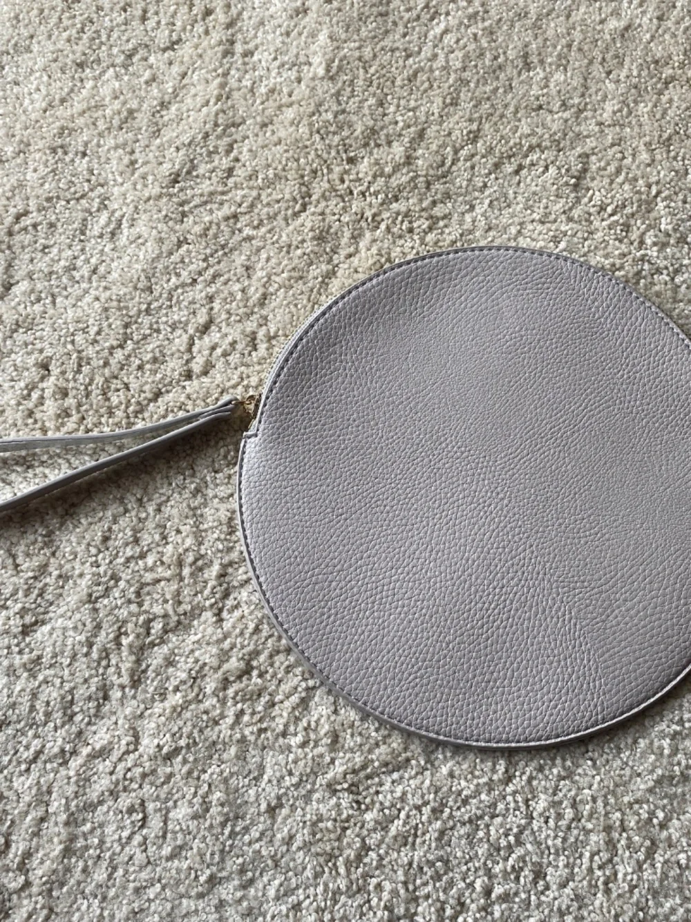 Remi/Reid Wristlet Bag/Clutch Purse-Grey Vegan Leather